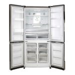 یخچال فریزر هیمالیا مدل تسلا HRFN-60504 چهار درب رنگ استیل دودی - تصویر 2