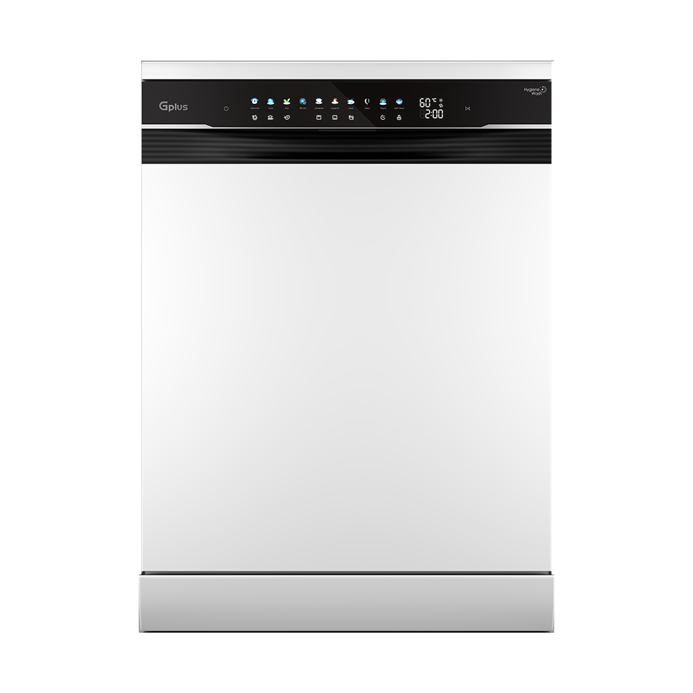GPLUS-GDW-R1599-W-SHARIFISTORE- ماشین ظرفشویی جی پلاس مدل GDW-R1599W ظرفیت 15 نفره رنگ سفید - تصویر 1