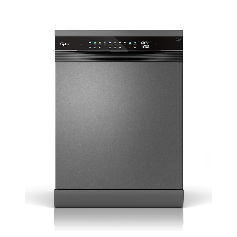 GPLUS-GDW-R1599S-SHARIFISTORE ماشین ظرفشویی جی پلاس مدل GDW-R1599S ظرفیت 15 نفره رنگ سیلور - تصویر 1