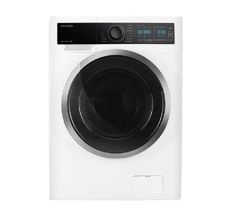 daewoo-lm9140-W-sharifistore ماشین لباسشویی دوو 9 کیلویی مدل LM-9140W سری HANBUK رنگ سفید - تصویر 1